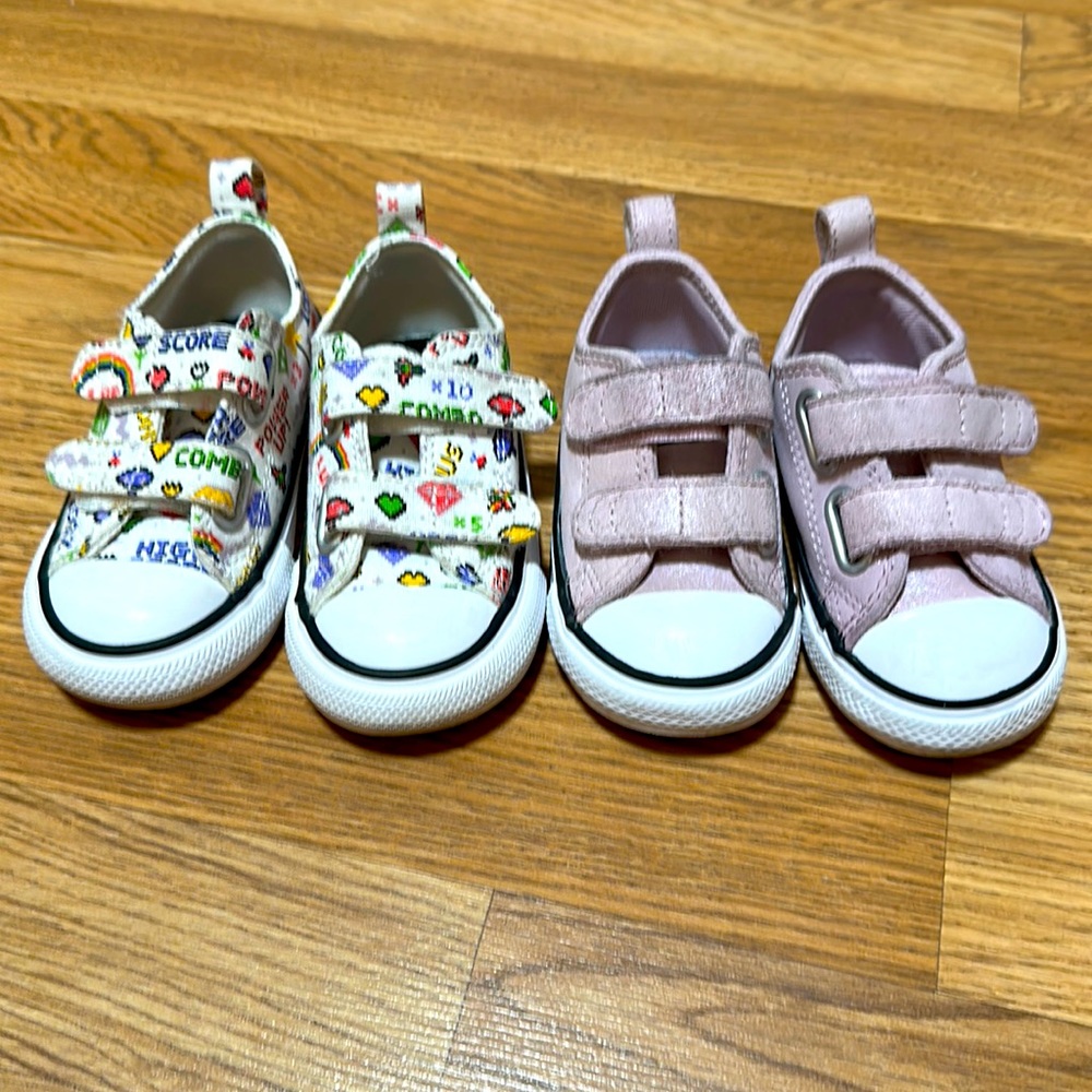 Converse one is sizes 5 and the other is sizes 6 very good condition